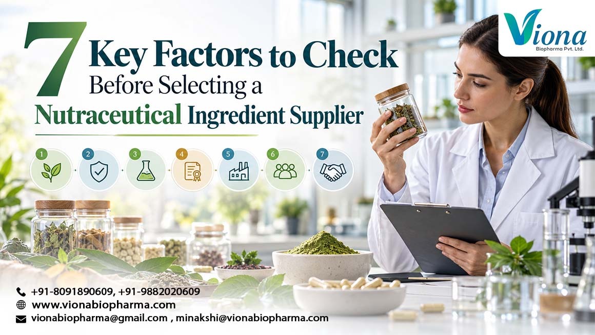 Nutraceutical Ingredient Supplier